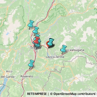 Mappa Via Guglielmi, 38057 Pergine Valsugana TN, Italia (8.55214)