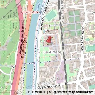 Mappa Passaggio Ezio Clementel, 9, 38122 Trento, Trento (Trentino-Alto Adige)
