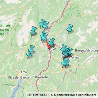 Mappa Viale della Costituzione, 38122 Trento TN, Italia (12.04105)