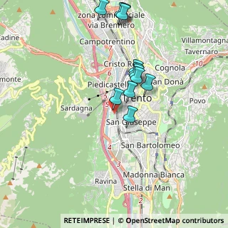 Mappa Viale della Costituzione, 38122 Trento TN, Italia (1.7625)