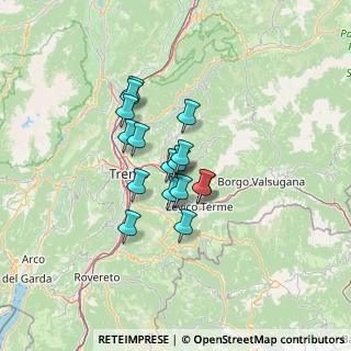 Mappa Via Chimelli, 38057 Pergine Valsugana TN, Italia (9.02563)