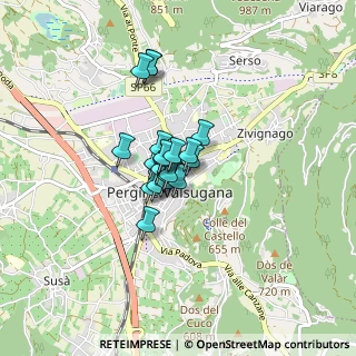 Mappa Via Chimelli, 38057 Pergine Valsugana TN, Italia (0.4585)