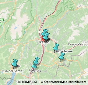 Mappa Via della Mantovana, 38122 Trento TN, Italia (10.98667)