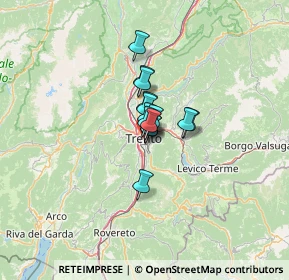 Mappa Via della Mantovana, 38122 Trento TN, Italia (5.42571)