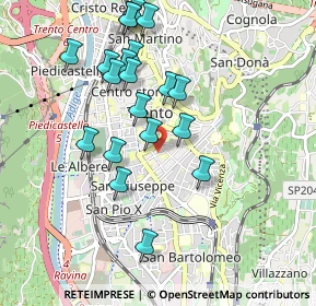 Mappa Via della Mantovana, 38122 Trento TN, Italia (0.927)