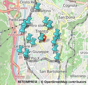 Mappa Via della Mantovana, 38122 Trento TN, Italia (0.785)