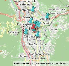 Mappa Via della Mantovana, 38122 Trento TN, Italia (1.26091)