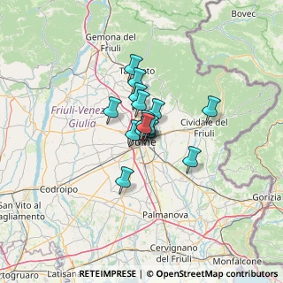 Mappa Via S. Francesco D'Assisi, 33100 Udine UD, Italia (6.81533)
