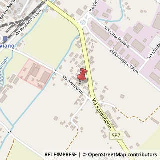 Mappa Via Aeroporto, 17, 33081 Aviano, Pordenone (Friuli-Venezia Giulia)