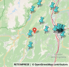 Mappa 38070 Padergnone TN, Italia (9.678)