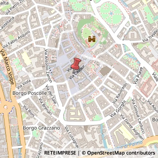 Mappa Via Cavour, 11, 33100 Udine, Udine (Friuli-Venezia Giulia)
