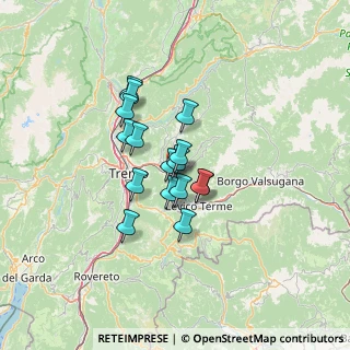 Mappa Via Cesare Battisti, 38057 Pergine Valsugana TN, Italia (9.05)