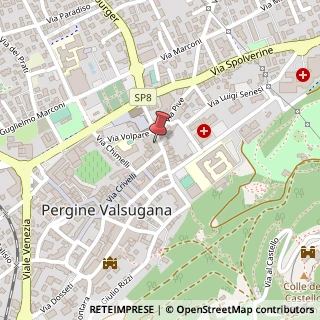 Mappa Via Cesare Battisti, 8, 38057 Pergine Valsugana, Trento (Trentino-Alto Adige)