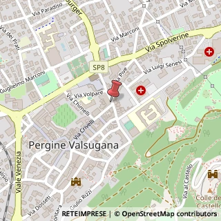Mappa Via Cesare Battisti, 13, 38057 Pergine Valsugana, Trento (Trentino-Alto Adige)
