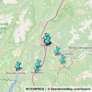 Mappa Via Milano, 38100 Trento TN, Italia (10.98083)