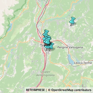 Mappa Via Milano, 38100 Trento TN, Italia (2.22636)