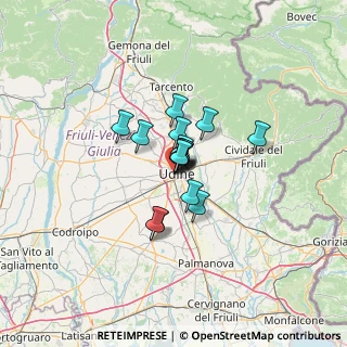 Mappa Via Anna Muratti Moretti, 33100 Udine UD, Italia (6.72875)