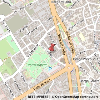Mappa Via moretti luigi 3, 33100 Udine, Udine (Friuli-Venezia Giulia)