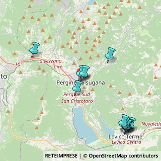 Mappa Via G. B. Chimelli, 38057 Pergine Valsugana TN, Italia (4.75846)