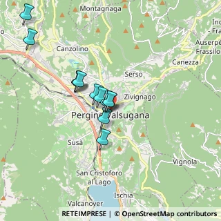 Mappa Via G. B. Chimelli, 38057 Pergine Valsugana TN, Italia (1.455)