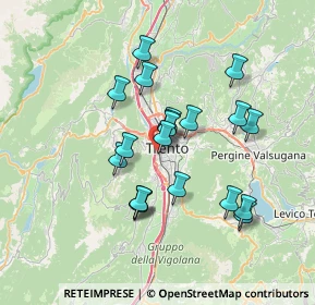 Mappa 38122 20, 38121 Trento TN, Italia (5.922)