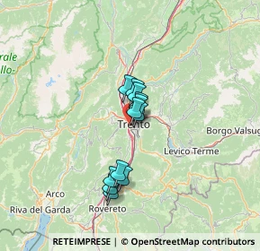 Mappa Viale della Costituzione, 38121 Trento TN, Italia (8.72)