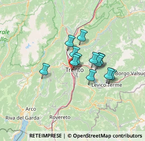 Mappa Viale della Costituzione, 38121 Trento TN, Italia (9.00769)