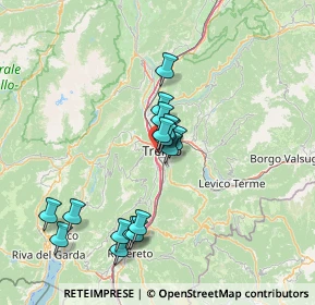 Mappa Viale della Costituzione, 38121 Trento TN, Italia (12.44118)