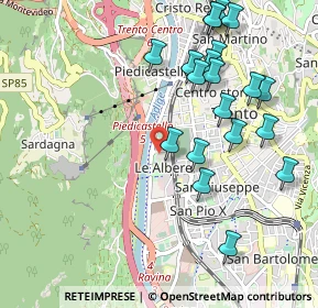 Mappa 38122 20, 38121 Trento TN, Italia (1.094)