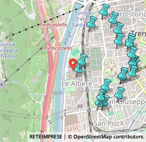 Mappa Viale della Costituzione, 38121 Trento TN, Italia (0.6225)