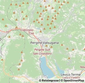 Mappa 38057 Pergine Valsugana TN, Italia (2.3875)