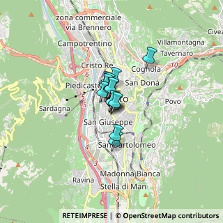 Mappa Via Piave, 38100 Trento TN, Italia (0.69067)
