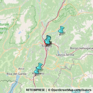 Mappa Via Piave, 38100 Trento TN, Italia (24.86077)