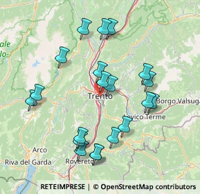 Mappa Via Piave, 38100 Trento TN, Italia (15.299)