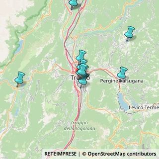 Mappa Via Piave, 38100 Trento TN, Italia (6.45818)