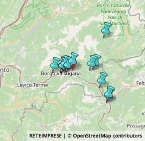 Mappa 38059 Strigno TN, Italia (9.22154)