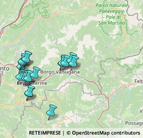 Mappa 38059 Strigno TN, Italia (16.55667)