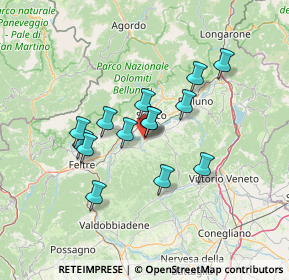 Mappa Piazza Papa Luciani, 32026 Mel BL, Italia (10.91214)