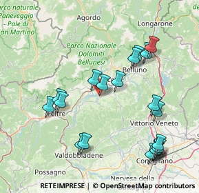 Mappa Piazza Papa Luciani, 32026 Mel BL, Italia (17.243)