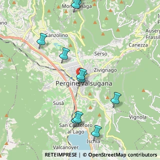 Mappa Viale Garibaldi, 38057 Pergine Valsugana TN, Italia (2.43182)