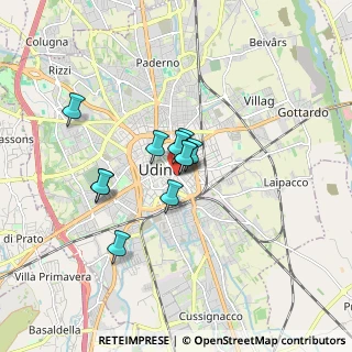 Mappa Vicolo D'Arcano, 33100 Udine UD, Italia (1.10091)
