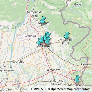 Mappa Via Vittorio Alfieri, 33100 Udine UD, Italia (9.55182)