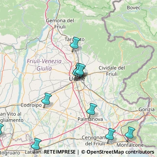 Mappa Via Vittorio Alfieri, 33100 Udine UD, Italia (18.41364)