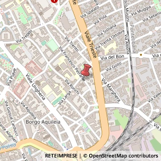 Mappa Via Francesco Petrarca, 25, 33100 Udine, Udine (Friuli-Venezia Giulia)