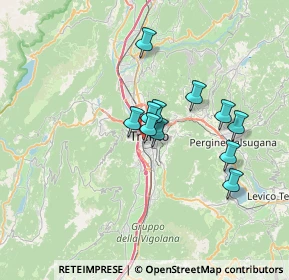 Mappa Via Giusti, 38122 Trento TN, Italia (5.16545)