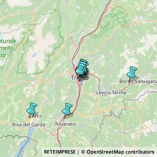 Mappa Via Giusti, 38122 Trento TN, Italia (7.02636)