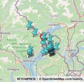 Mappa Via alla Piana, 28822 Cannobio VB, Italia (10.357)
