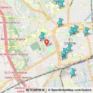 Mappa Via Villa Glori, 33100 Udine UD, Italia (1.28545)