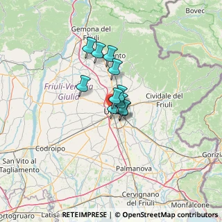 Mappa Via Villa Glori, 33100 Udine UD, Italia (7.38)