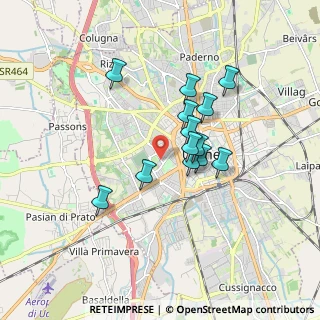 Mappa Via Villa Glori, 33100 Udine UD, Italia (1.35769)
